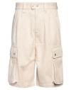 Isabel Marant Knee Length Cargo Pockets Shorts In Beige