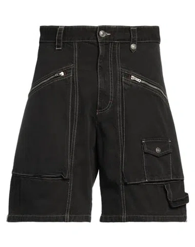 ISABEL MARANT ISABEL MARANT MAN DENIM SHORTS BLACK SIZE 30 COTTON, HEMP
