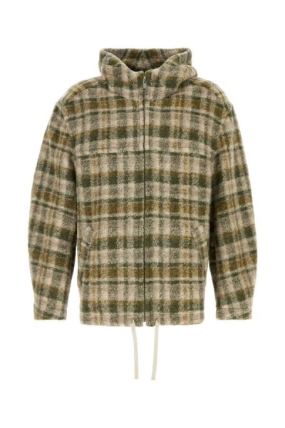 ISABEL MARANT ISABEL MARANT MEN EMBROIDERED WOOL BLEND OVERSIZE KURT JACKET
