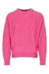 Isabel Marant Fucsia Alpaca Blend Anson Sweater In Pink