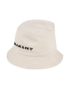 Isabel Marant Man Hat Ivory Size 7 Cotton In White