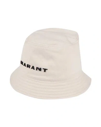 Isabel Marant Man Hat Ivory Size 7 Cotton In White
