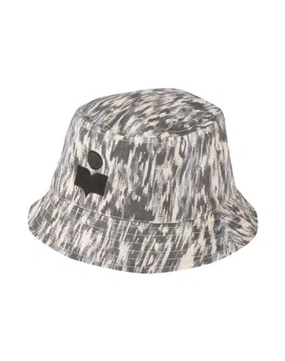 Isabel Marant Man Hat Steel Grey Size 7 Cotton