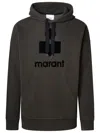 ISABEL MARANT ISABEL MARANT MAN ISABEL MARANT BLACK COTTON SWEATSHIRT