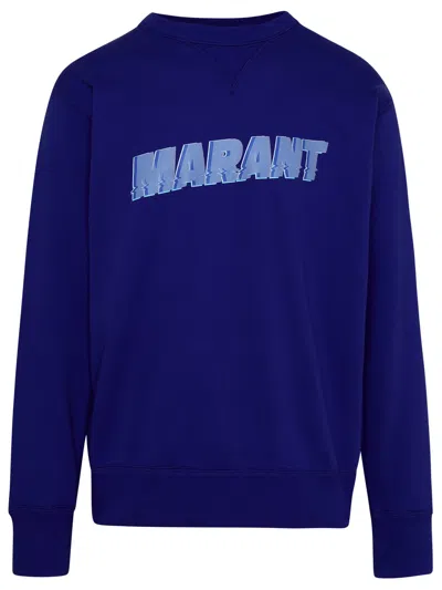 Isabel Marant Blue Cotton Blend Miky Sweatshirt