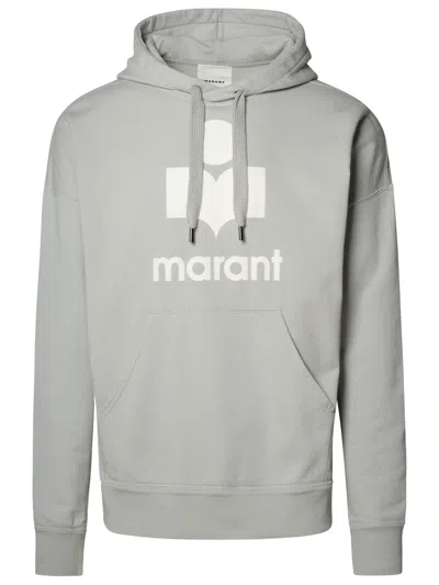 ISABEL MARANT ISABEL MARANT MAN ISABEL MARANT LIGHT BLUE COTTON BLEND SWEATSHIRT