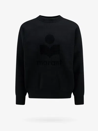 Isabel Marant Logo Sweater In Black