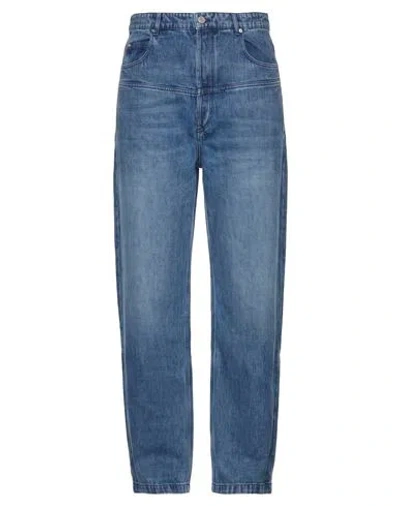 Isabel Marant Man Jeans Blue Size 36 Lyocell, Cotton