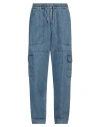 Isabel Marant Vanni Drawstring Tapered Pants In Blue