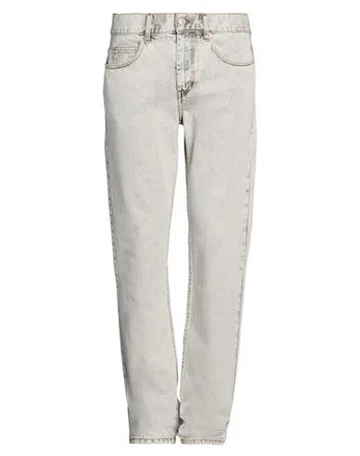 Isabel Marant Man Jeans Grey Size 31 Cotton, Hemp