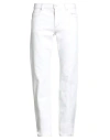 Isabel Marant Man Jeans White Size 33 Cotton In White