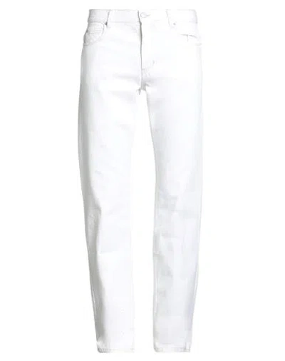 Isabel Marant Man Jeans White Size 33 Cotton