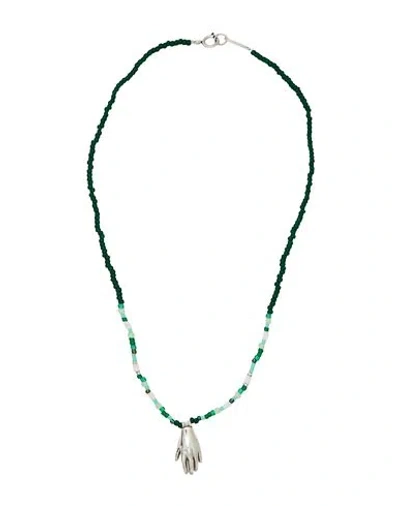 Isabel Marant Man Necklace Green Size - Metal
