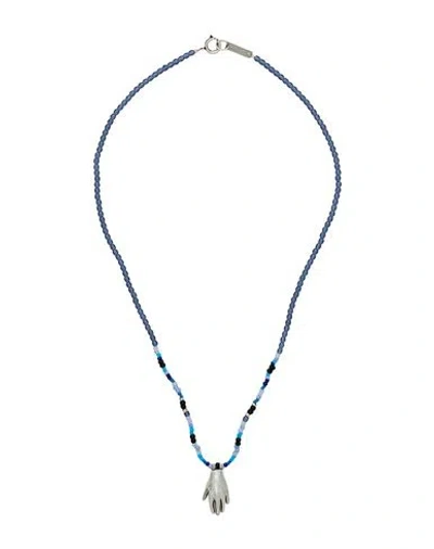 Isabel Marant Man Necklace Light Blue Size - Metal
