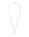 Isabel Marant Man Necklace Silver Size - Brass, Tin In Silver