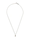 Isabel Marant Man Necklace Silver Size - Brass, Tin In Silver