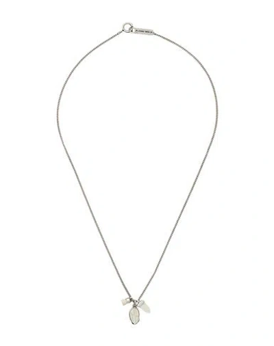 Isabel Marant Man Necklace White Size - Metal In Burgundy