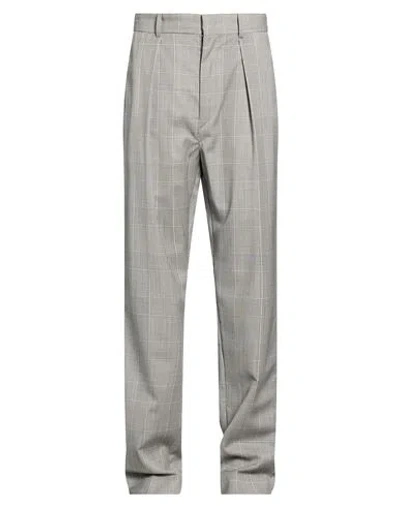 Isabel Marant Man Pants Black Size 28 Virgin Wool In Gray