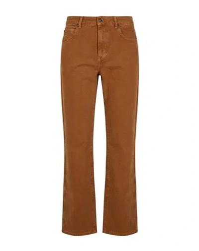 Isabel Marant Man Pants Camel Size 30 Cotton, Hemp In Brown