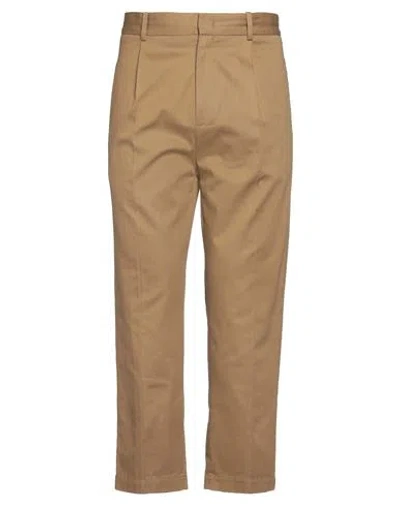 Isabel Marant Man Pants Camel Size 42 Cotton In Beige