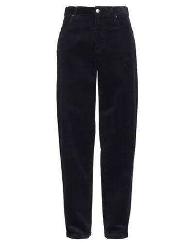Isabel Marant Man Pants Midnight Blue Size 32 Cotton, Linen