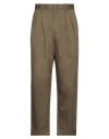 Isabel Marant Man Pants Military Green Size 44 Cotton