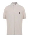 Isabel Marant Man Polo Shirt Beige Size S Cotton, Polyester
