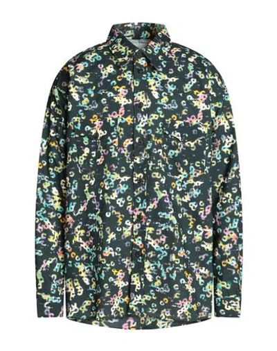 Isabel Marant Man Shirt Midnight Blue Size M Cotton