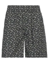 Isabel Marant Black Vataya Shorts In Green