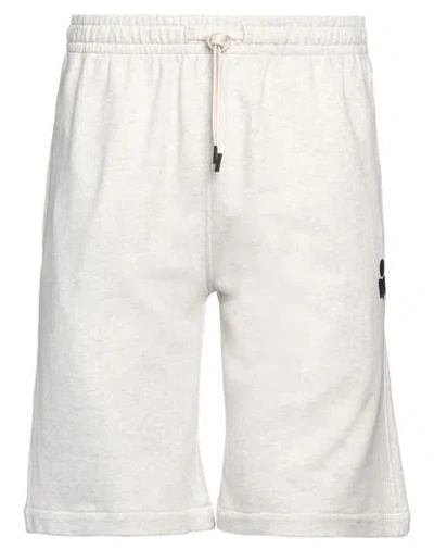Isabel Marant Man Shorts & Bermuda Shorts Ivory Size S Cotton, Polyester, Polyamide In White