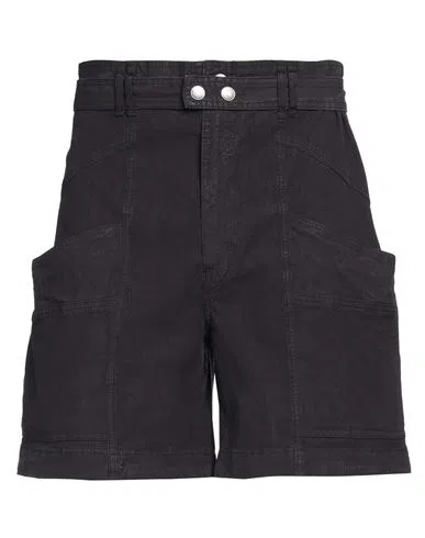 Isabel Marant bleached-effect cargo shorts - Blue