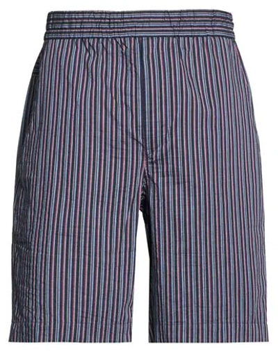 Isabel Marant Man Shorts & Bermuda Shorts Midnight Blue Size L Cotton