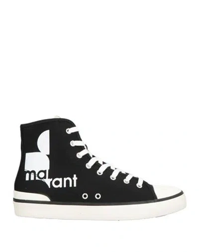 Isabel Marant Man Sneakers Black Size 9.5 Textile Fibers