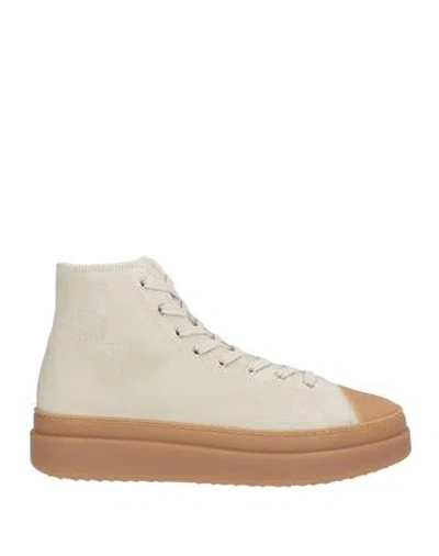 Isabel Marant Man Sneakers Light Grey Size 8.5 Leather In White