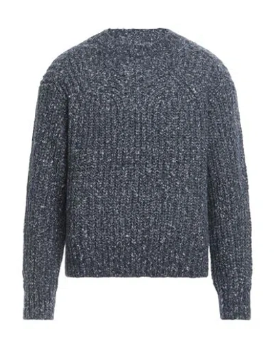Isabel Marant Man Sweater Navy Size S Alpaca Wool, Polyacrylic, Cotton, Polyamide In Navy Blue