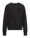 Isabel Marant Man Sweatshirt Charcoal Size Xl Cotton, Polyester, Polyamide In Gray