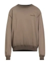 Isabel Marant Man Sweatshirt Khaki Size L Cotton, Polyester In Sand