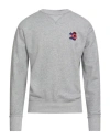 Isabel Marant Man Sweatshirt Light Grey Size M Cotton, Polyester In Gray