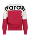 Isabel Marant Howley Logo Printed Crewneck Sweatshirt In Red