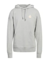 Isabel Marant Men's Malek Logo Cotton-blend Hoodie In Sage Green