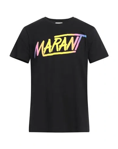 Isabel Marant Man T-shirt Black Size Xl Cotton
