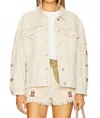 Isabel Marant Manona Jacket In Ecru In Multi