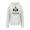 Isabel Marant Mansel Gz Hoodie In White