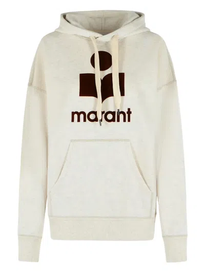 Isabel Marant Mansel Logo Hoodie In White