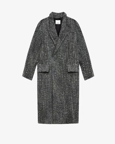Isabel Marant Mantel Dento In Black-white