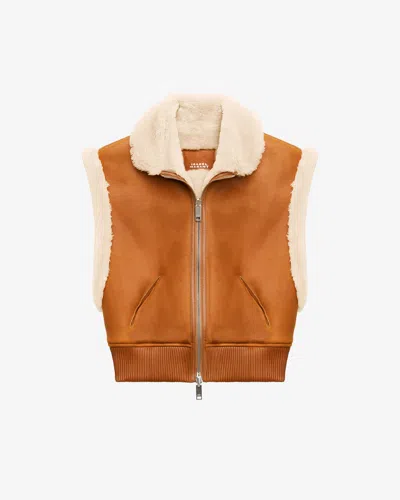 Isabel Marant Mantel Edwina In Cinnamon