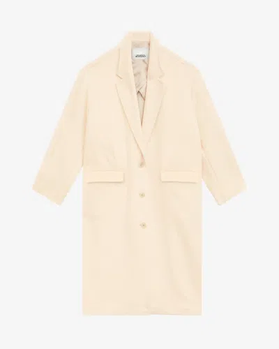 Isabel Marant Efezia Coat In Beige