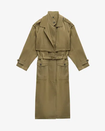 Isabel Marant Jaida Coat In Bronze