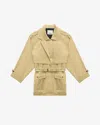 Isabel Marant Jovana Coat In Beige