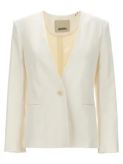 Isabel Marant Manzil Blazer And Suits In Neutral